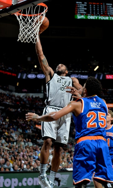 Leonard, Aldridge help Spurs topple Knicks, 106-98 (Mar 25, 2017)